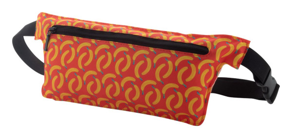 custom waist bag černá