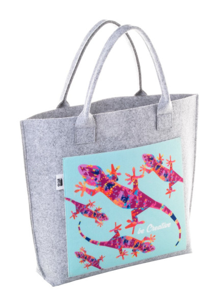 custom shopping bag bílá