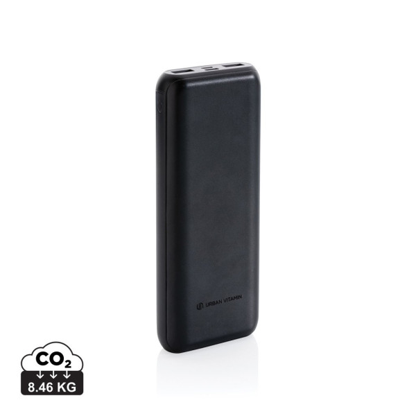 Powerbanka Urban Vitamin Pasadena 20 000 mAh 18W PD černá