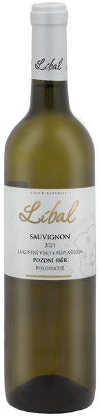 Bílé víno - Sauvignon 2021 pozdní sběr - polosuché (1)
