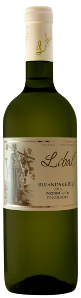 Bílé víno - Rulandské bílé 2016 pozdní sběr - polosladké (1)