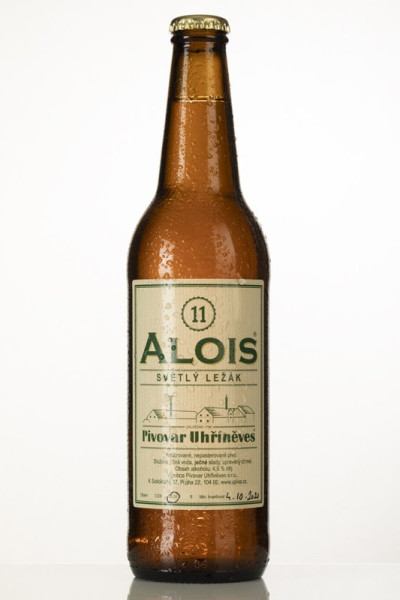 Alois 11 – světlý ležák, obsah alkoholu 4,5% obj. - 0.75l (1)