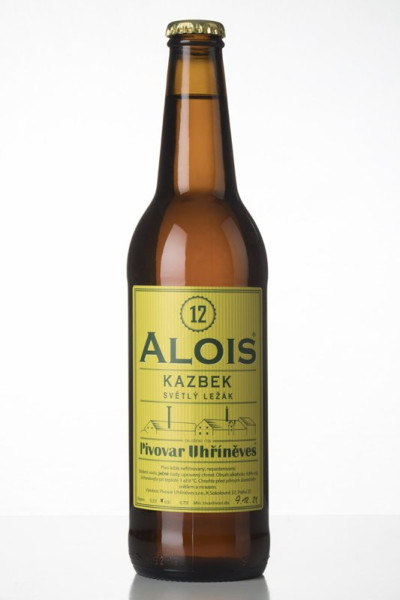 Alois 12 – světlý ležák, obsah alkoholu 4,8% obj. - 0.75 l (1)