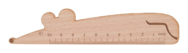 wooden ruler přírodní