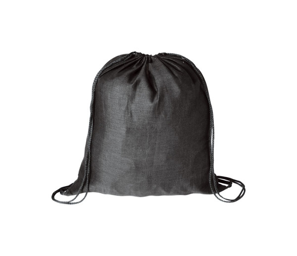 drawstring bag černá