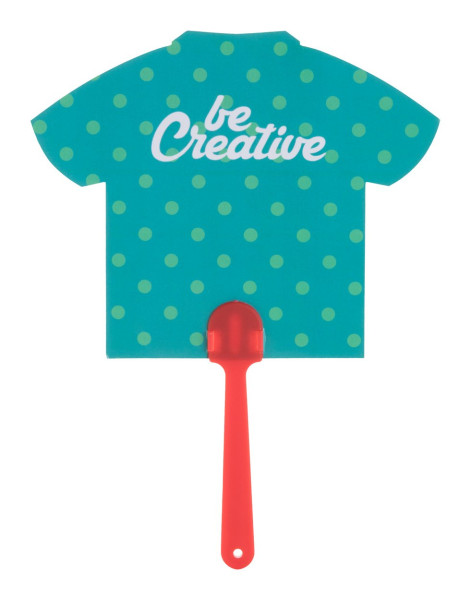 custom made fan červená