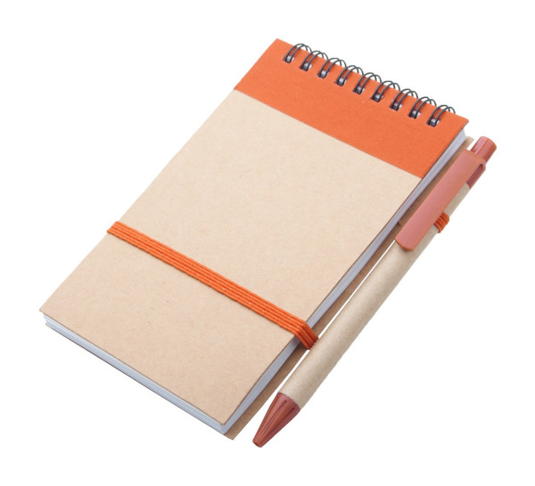 notebook oranžová