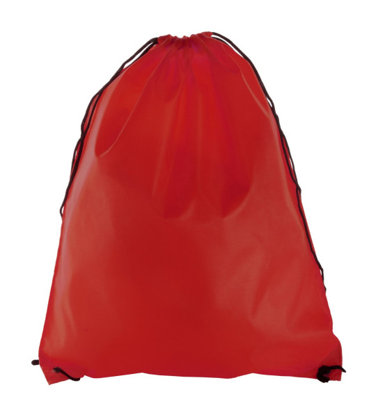 drawstring bag červená