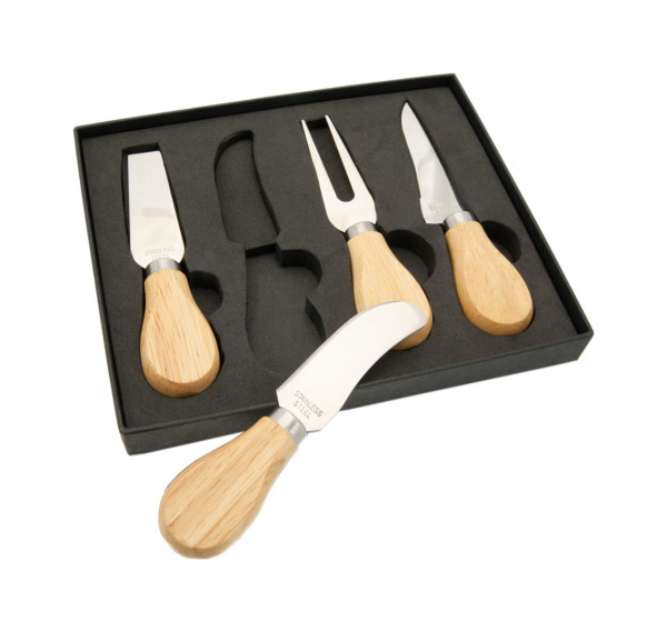 cheese knife set přírodní