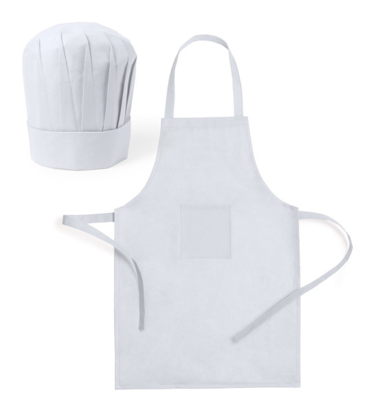 chef set for kids bílá