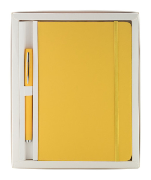 notebook set žlutá