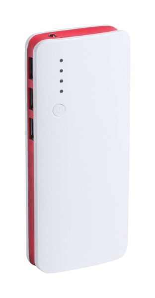 power bank červená