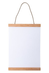 bamboo photo hanger frame přírodní