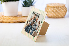 custom photo frame přírodní