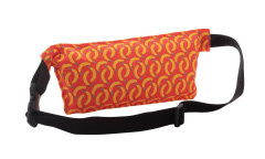 custom waist bag černá