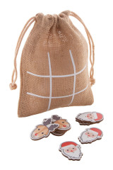 Christmas tic-tac-toe, Santa Claus & reindeer