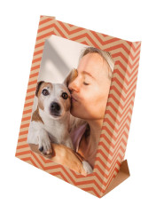 custom photo frame přírodní