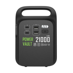 Přenosná nabíjecí stanice Power Vault 21000mAh z RCS RPET černá