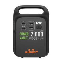 Přenosná nabíjecí stanice Power Vault 21000mAh z RCS RPET černá