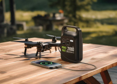 Přenosná nabíjecí stanice Power Vault 21000mAh z RCS RPET černá