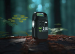 Přenosná nabíjecí stanice Power Vault 21000mAh z RCS RPET černá
