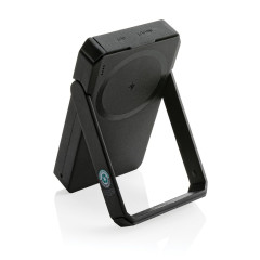 Solární bezdrát. powerbanka Skywave 5000mAh 10W z RCS RPET černá