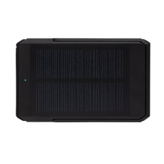 Solární bezdrát. powerbanka Skywave 5000mAh 10W z RCS RPET černá