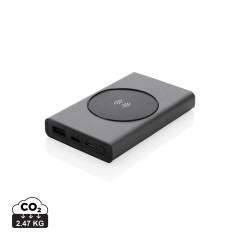 Powerbanka Terra 5 000mAh s 5W Qi z RCS rec. hliníku a ABS
