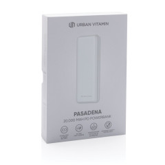 Powerbanka Urban Vitamin Pasadena 20 000 mAh 18W PD černá