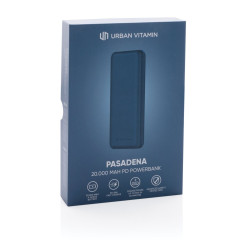 Powerbanka Urban Vitamin Pasadena 20 000 mAh 18W PD černá