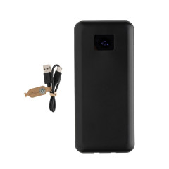 Powerbanka na notebook 20000mAh 65W Gridley z RCS plastu černá