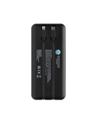 Powerbanka na notebook 20000mAh 65W Gridley z RCS plastu černá