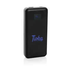 Powerbanka na notebook 20000mAh 65W Gridley z RCS plastu černá