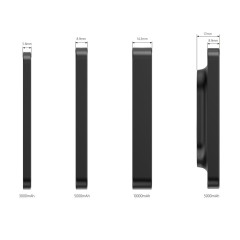 Powerbanka 5000mAh Urban Vitamin Richmond z RCS alu a plastu černá