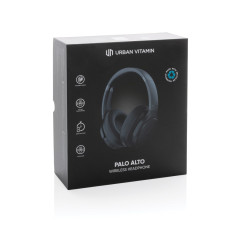 Sluchátka Urban Vitamin Palo Alto z RCS rec. plastu černá
