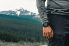 Chytré hodinky Swiss Peak z RCS recykl. TPU černá