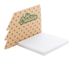 CreaStick Xmas Eco custom sticky notepad, Christmas tree