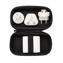 Cestovní nabíječka TravelCharge Pro s USB C z RCS plastu bílá, černá