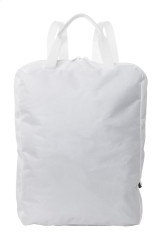 SuboBag Slimback custom RPET laptop backpack bílá