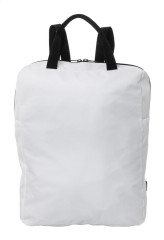SuboBag Slimback custom RPET laptop backpack bílá