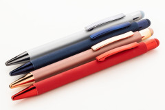 Shinely touch ballpoint pen červená