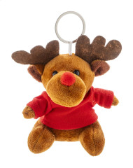Julren plush Christmas reindeer keyring