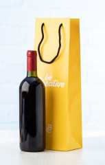 custom made paper shopping bag, wine