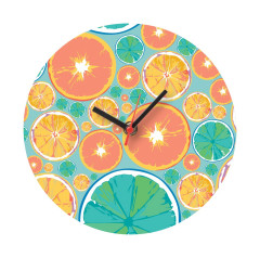 wall clock bílá