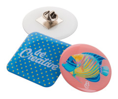 custom made badge bílá