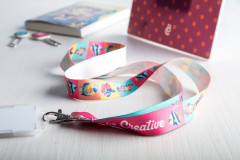 custom sublimation lanyard