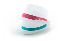 sublimation band for straw hats bílá