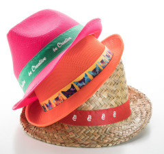 sublimation band for straw hats bílá