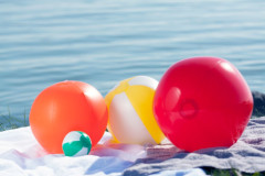 beach ball (ø40 cm) červená