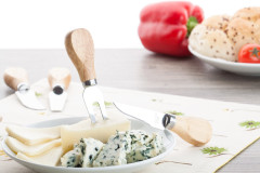 cheese knife set přírodní